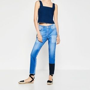 Zara/Trafaluc Denim, I am Nona NYC Patchwork Jeans
